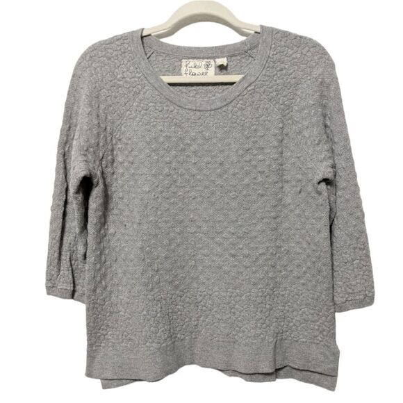 Anthropologie FIELD FLOWER Textured Cashmere Blend Sweater M - Picture 1 of 6